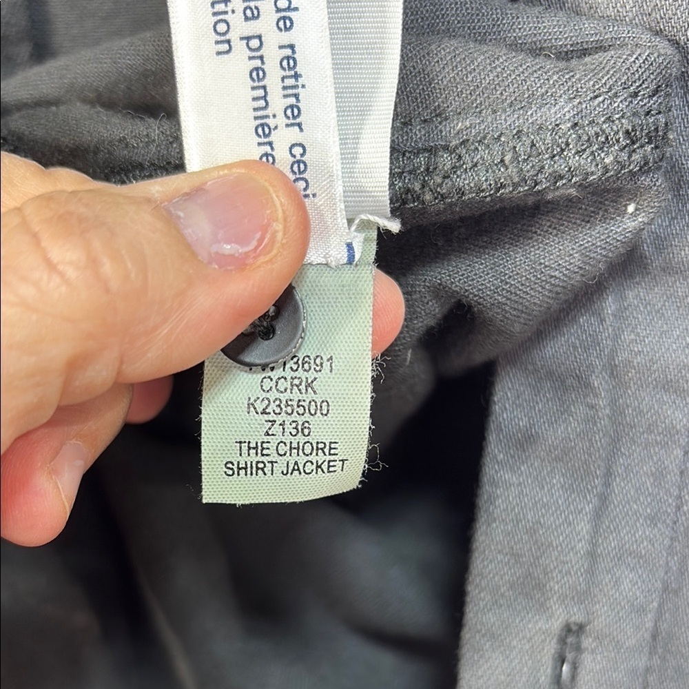 🏕️Lucky Brand off Black chore shirt Jacket - Picture 3 of 5